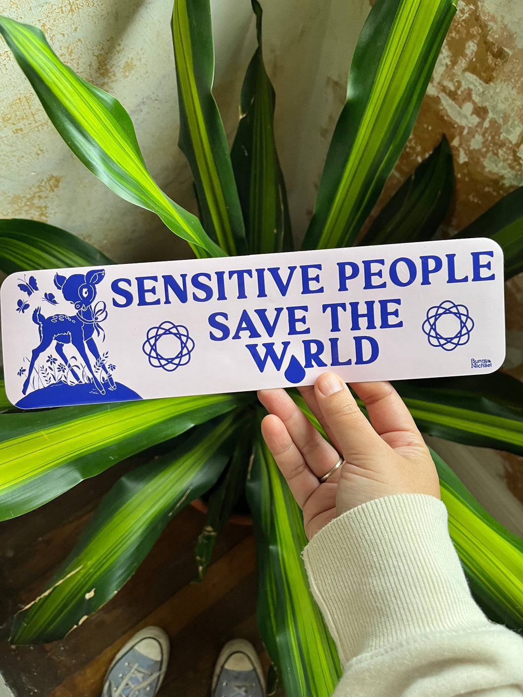 Sensitive People Bumper Sticker