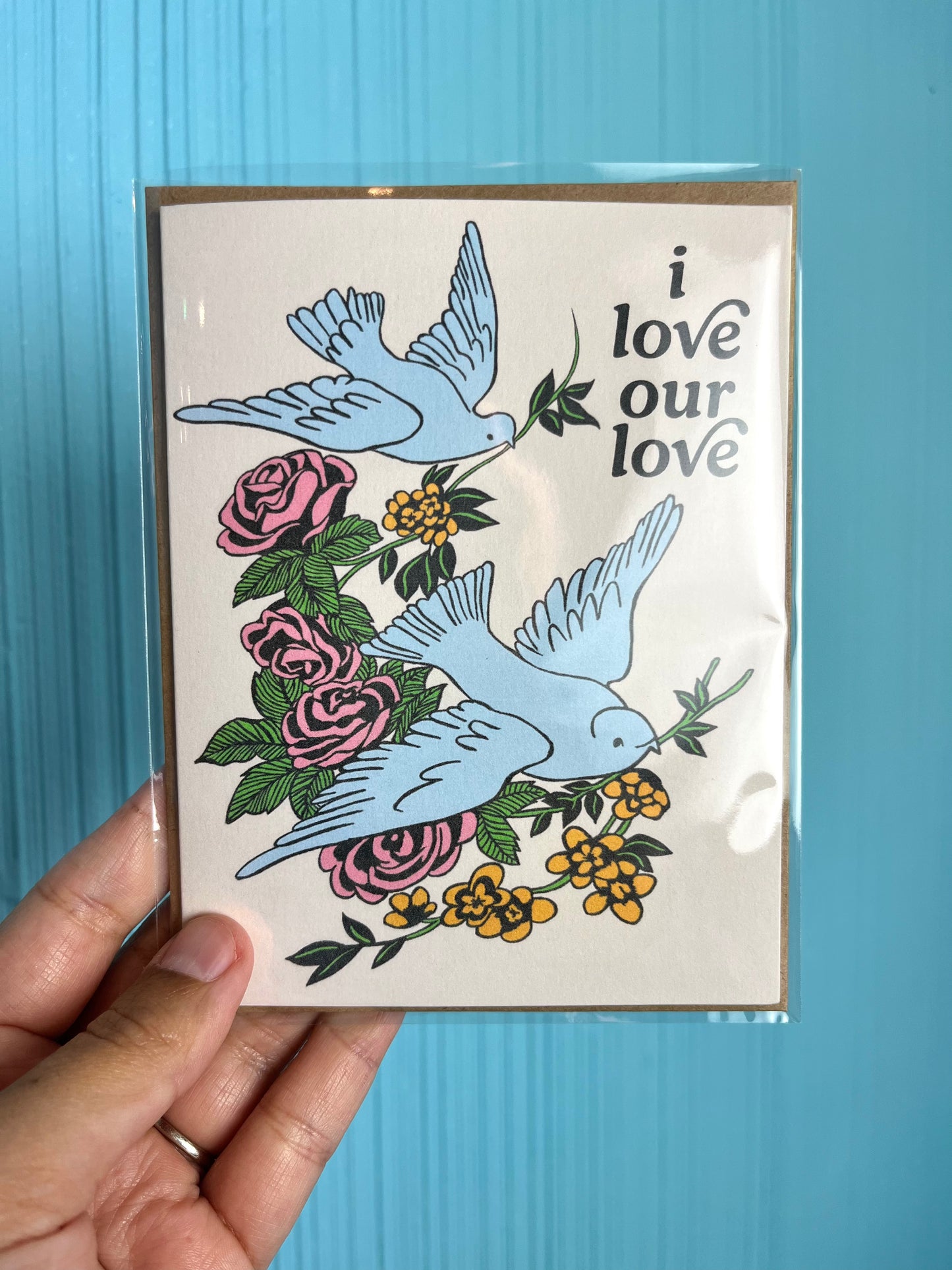 I Love Our Love Greeting Card