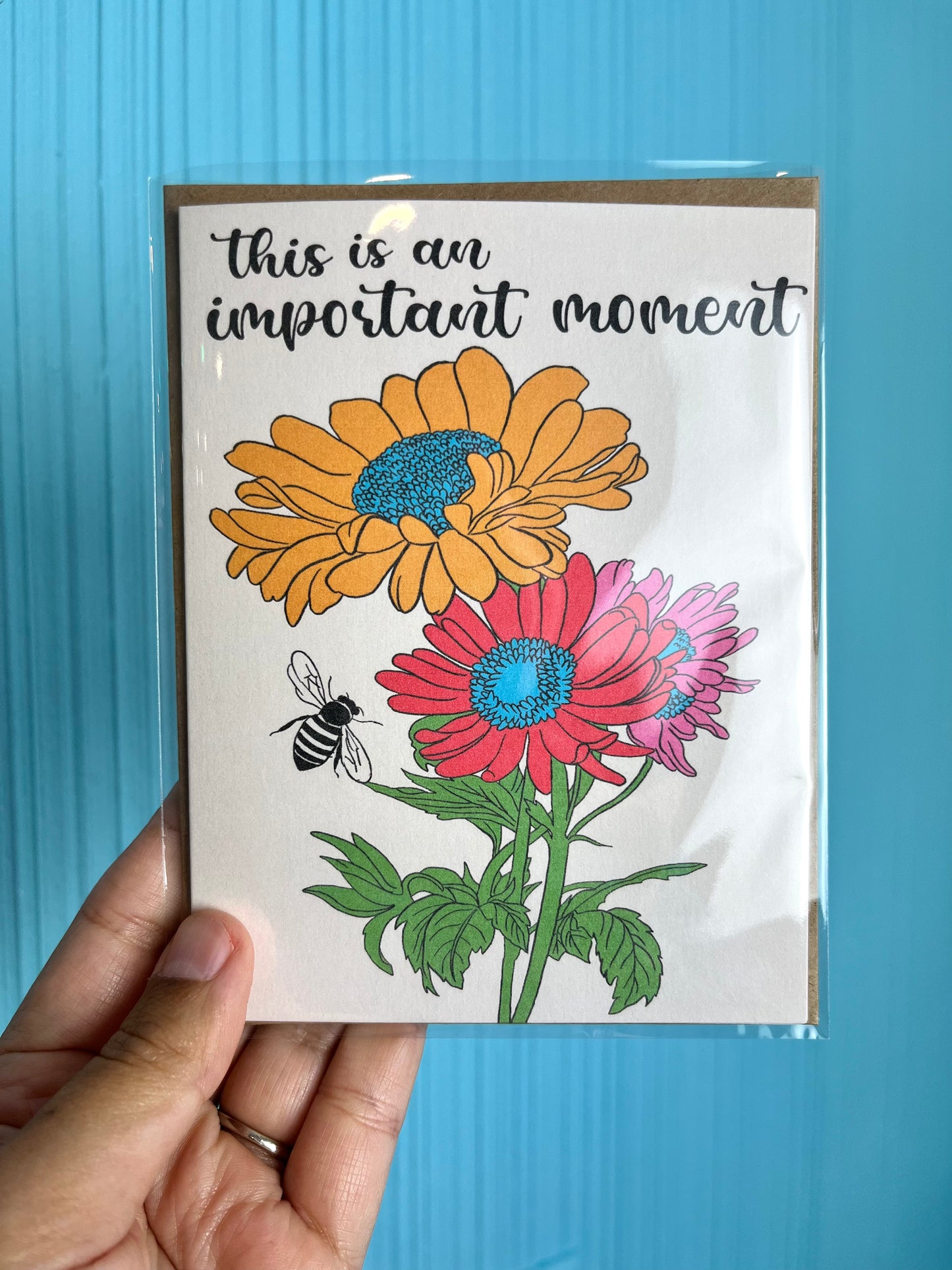 This Is An Important Moment Greeting Card