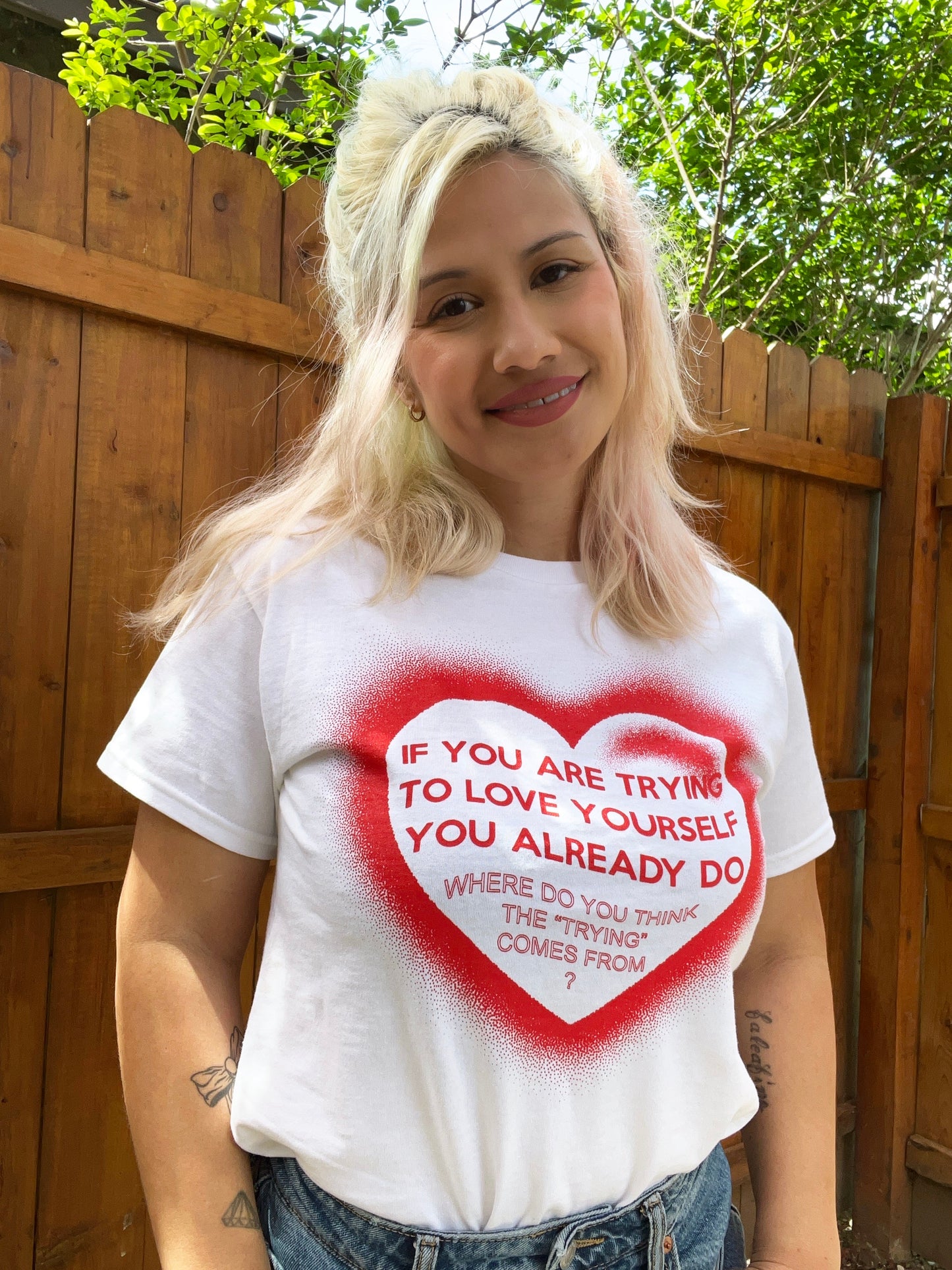 You Already Love Yourself T- Shirt (White)