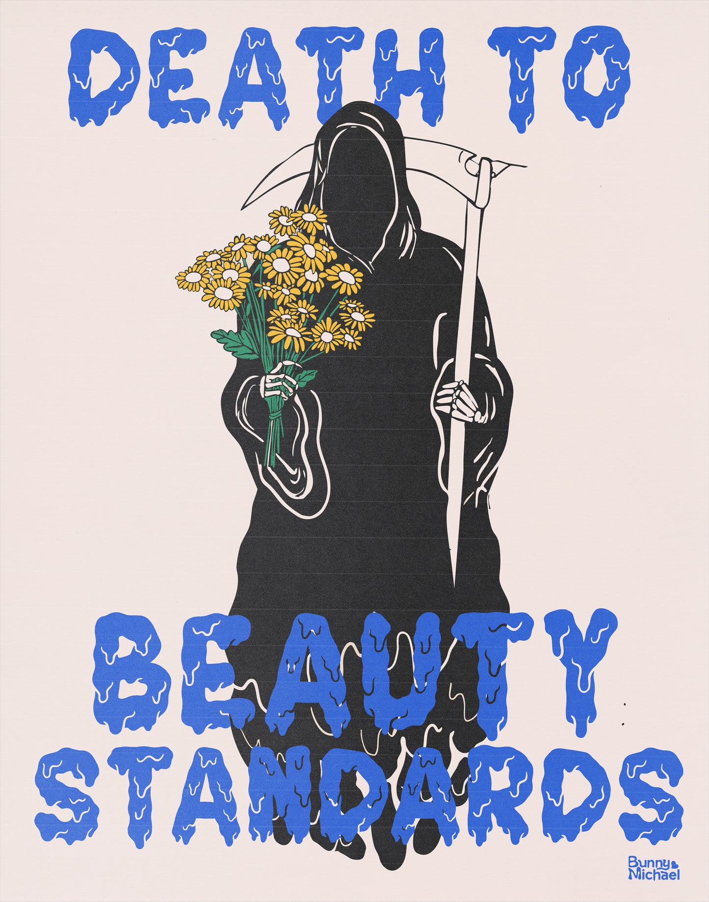 11" x 14" DEATH TO BEAUTY STANDARDS Art Print