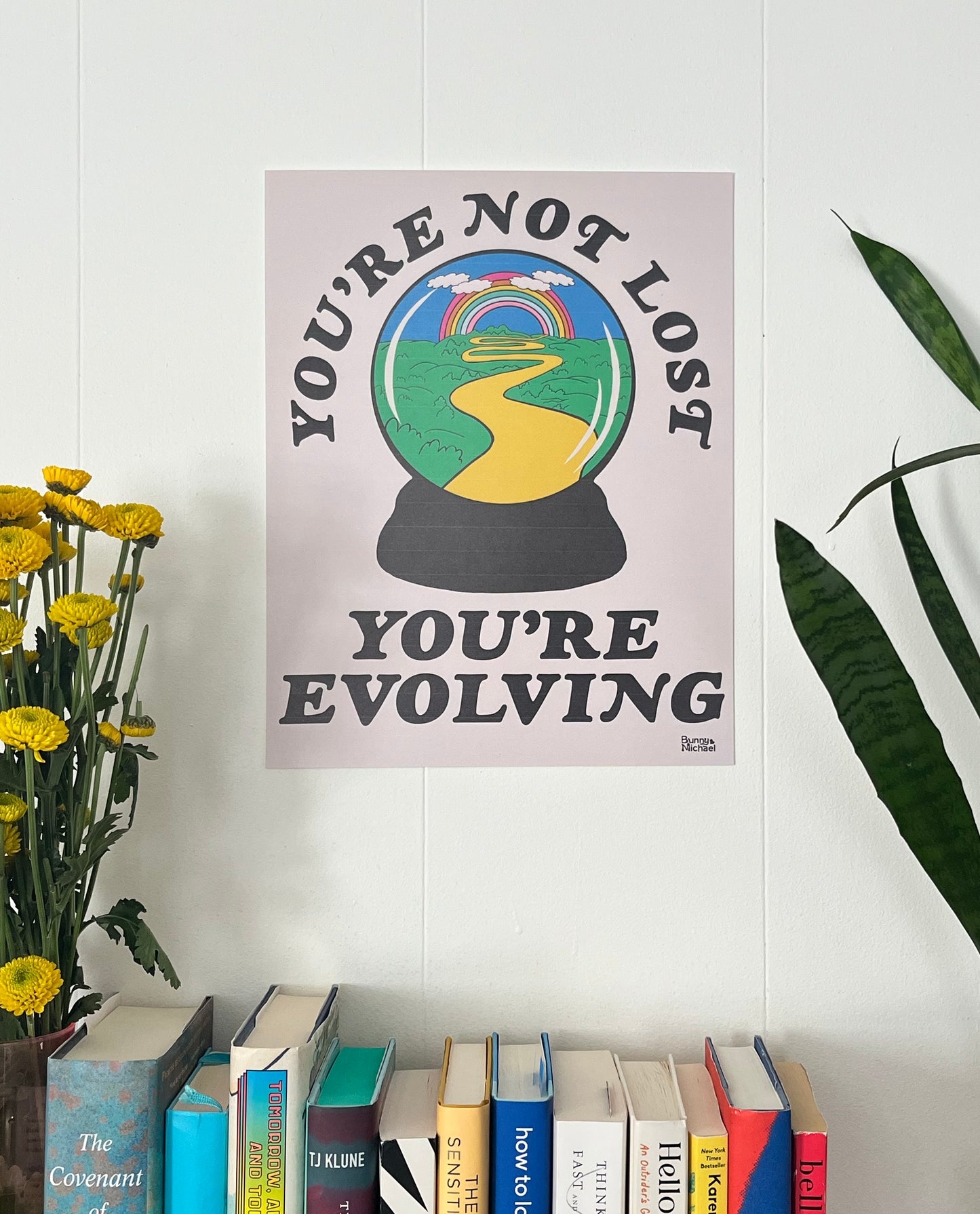 11" x 14" YOU'RE NOT LOST, YOU'RE EVOLVING Art Print