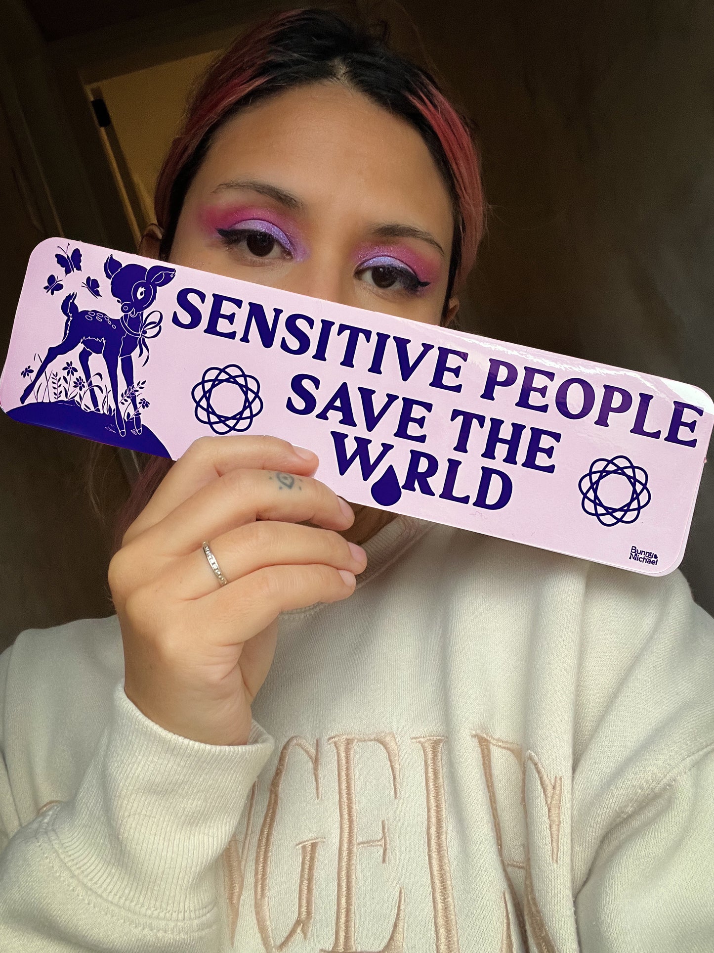 Sensitive People Bumper Sticker