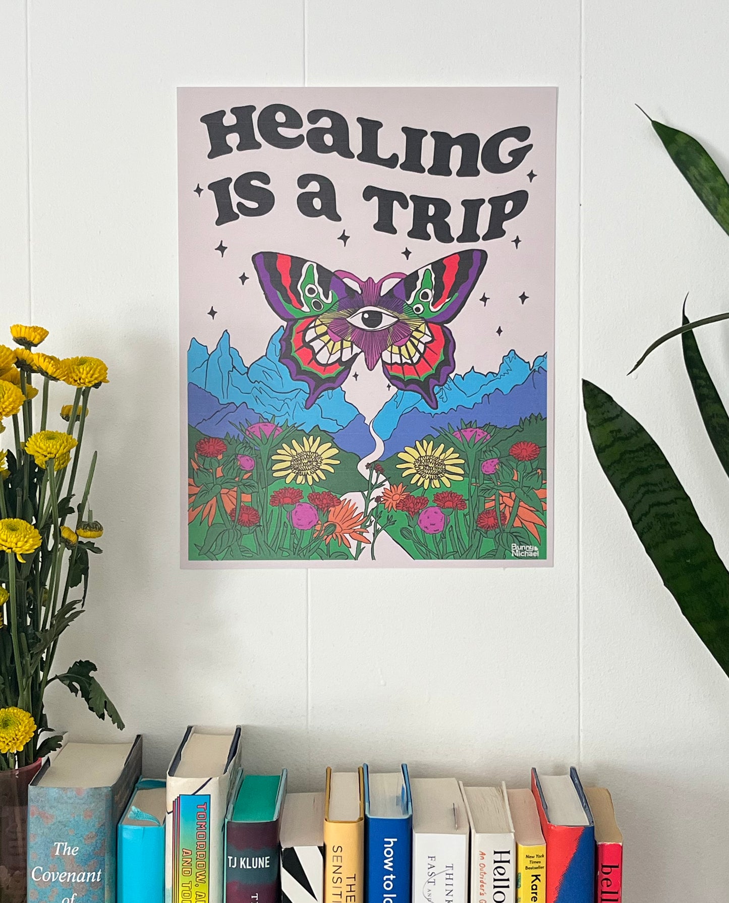 11" x 14" HEALING IS A TRIP Art Print