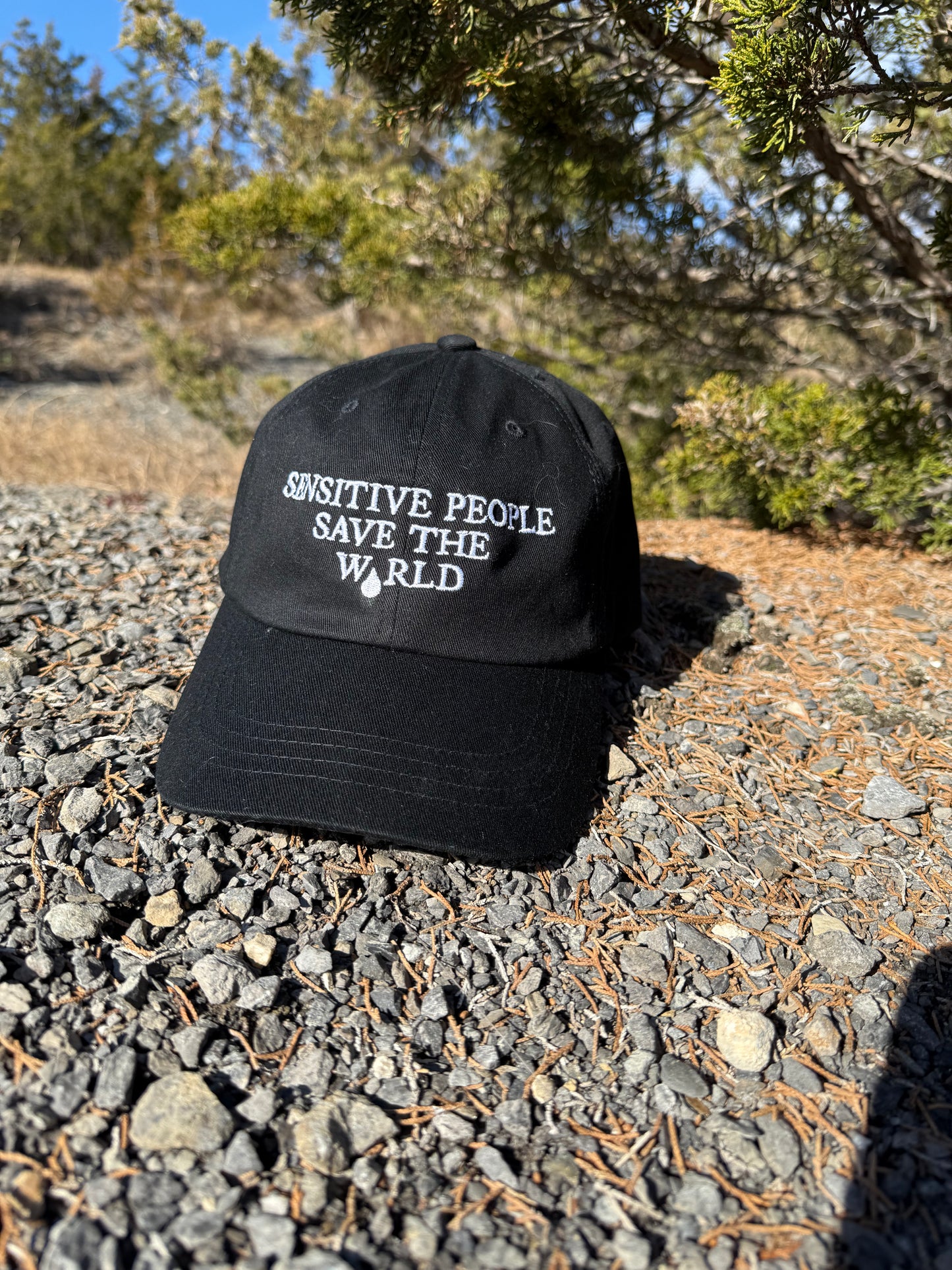Sensitive People Save The World dad hat