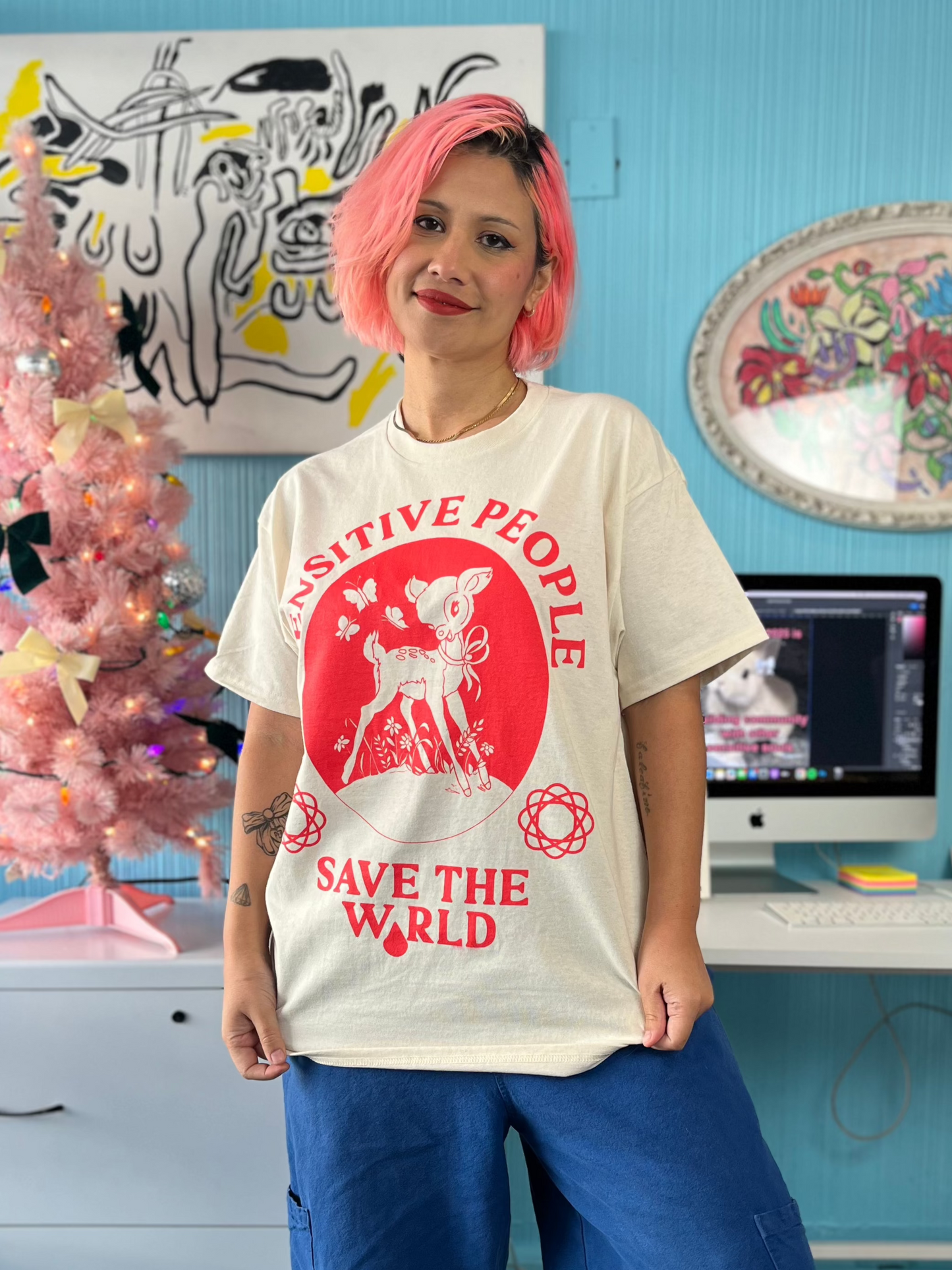 Sensitive People Save The World T Shirt